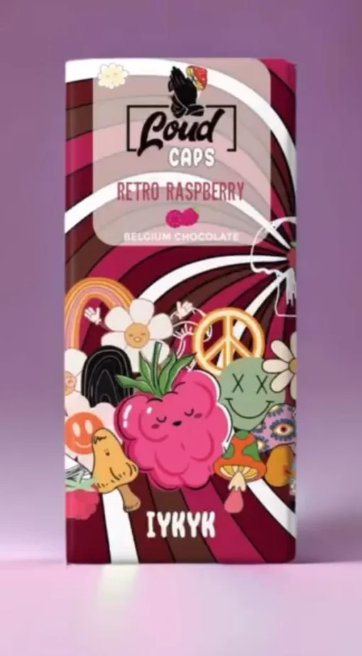 Loud Caps Retro Raspberry Chocolate